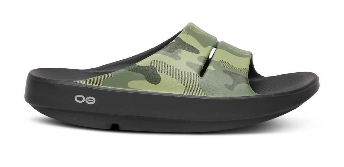 Men's OOahh Sport Slide Sandal - Green Camo - Image 2