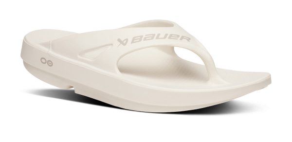 BAUER/OOFOS Men's OOriginal Sport Sandal – Chalk