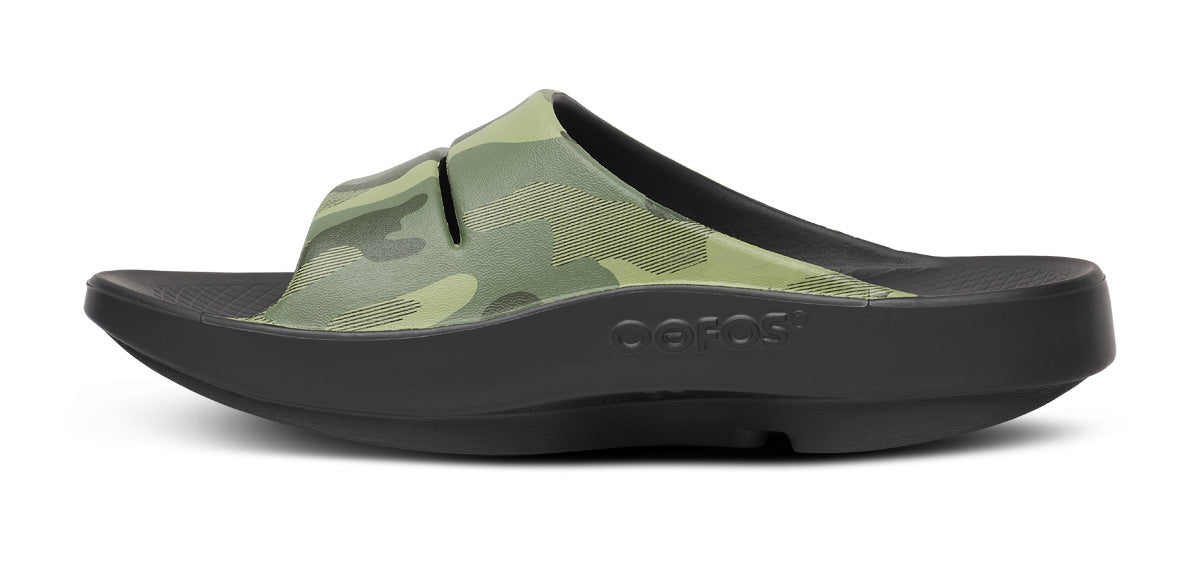 Men's OOahh Sport Slide Sandal - Green Camo - Image 4