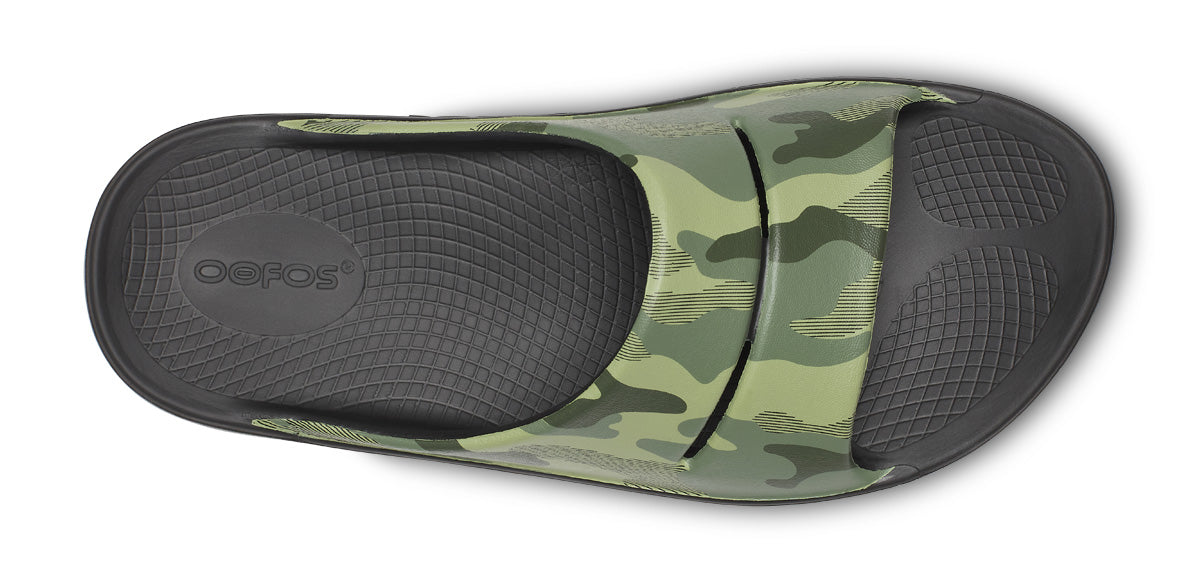 Men's OOahh Sport Slide Sandal - Green Camo - Image 6